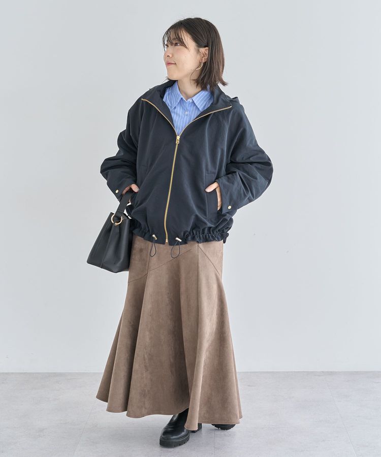 Green Parks「・ELENCARE DUE スエードポンチフレアスカート」|フレア|