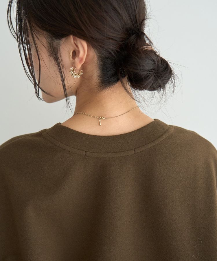 YECCA VECCA「起毛ロゴプルオーバー」|スウェット・ジャージ|