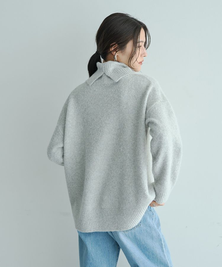 YECCA VECCA「スリットタートルネックニット」|ニット・セーター|