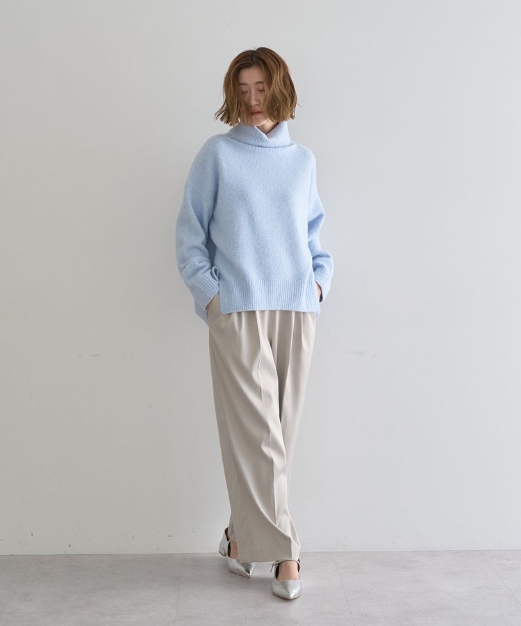 YECCA VECCA「スリットタートルネックニット」|ニット・セーター|