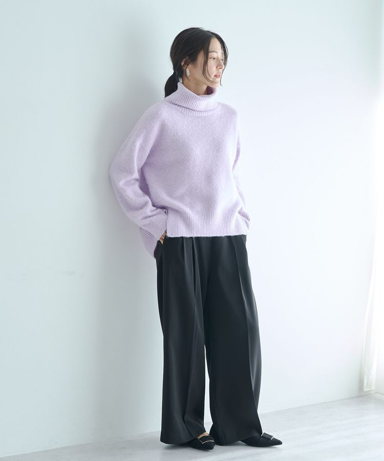 YECCA VECCA「スリットタートルネックニット」|ニット・セーター|