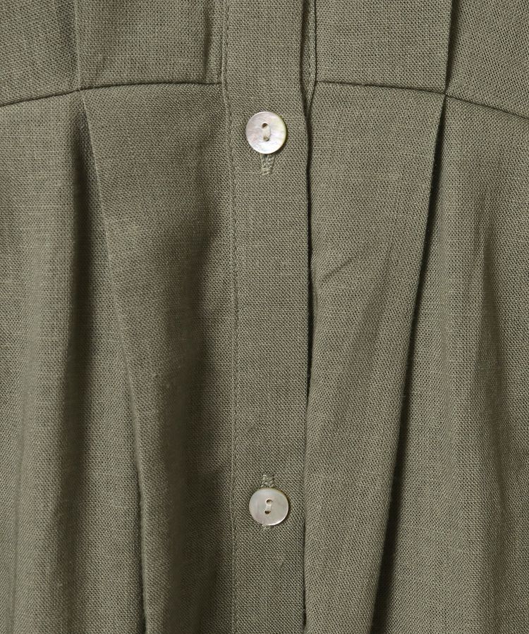 GARAGE OF GOOD CLOTHING「リネンタックロングワンピ-ス」|ワンピース|