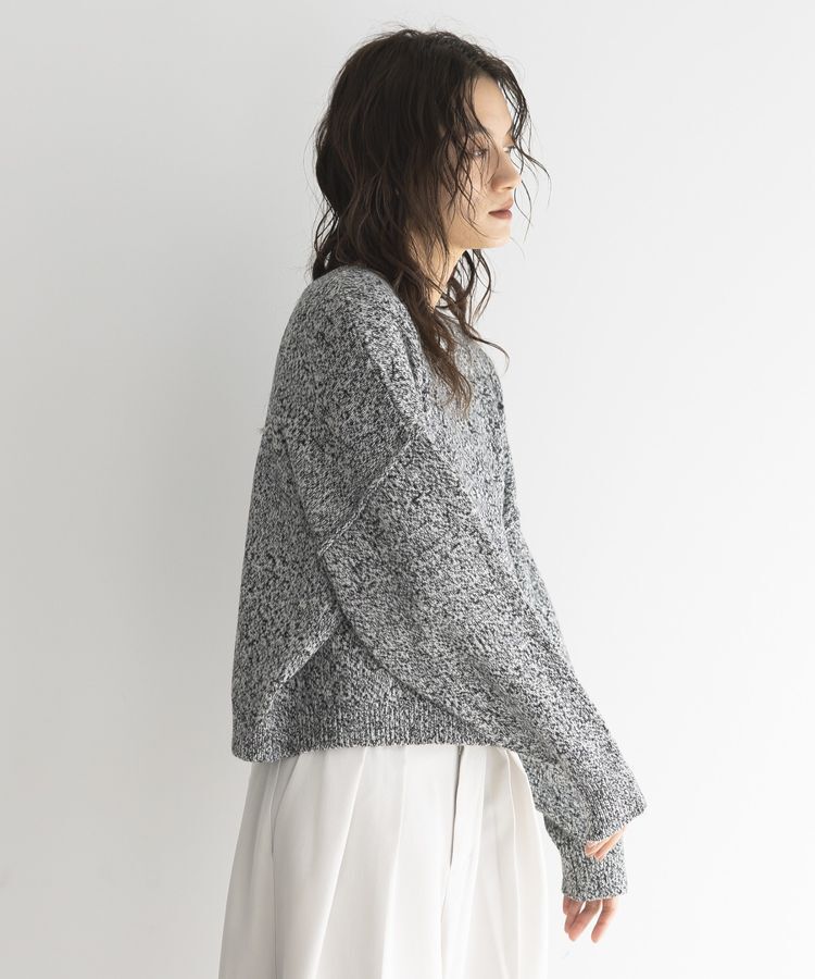 GARAGE OF GOOD CLOTHING「ミックスヤーンショートニットプルオーバー」|ニット・セーター|