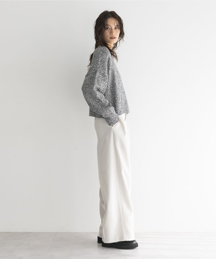 GARAGE OF GOOD CLOTHING「ミックスヤーンショートニットプルオーバー」|ニット・セーター|