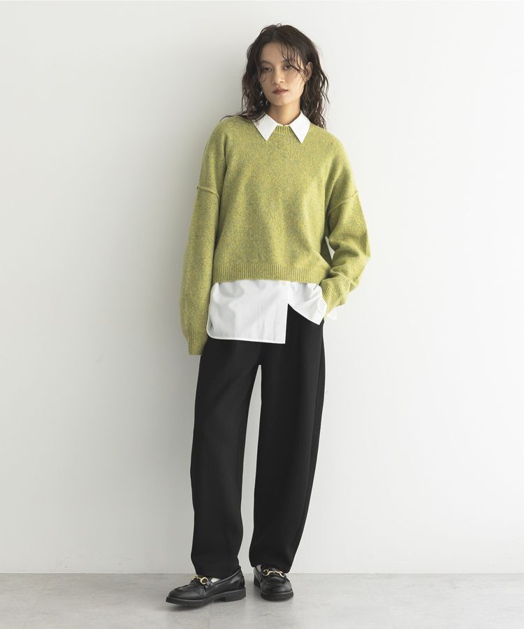 GARAGE OF GOOD CLOTHING「ミックスヤーンショートニットプルオーバー」|ニット・セーター|