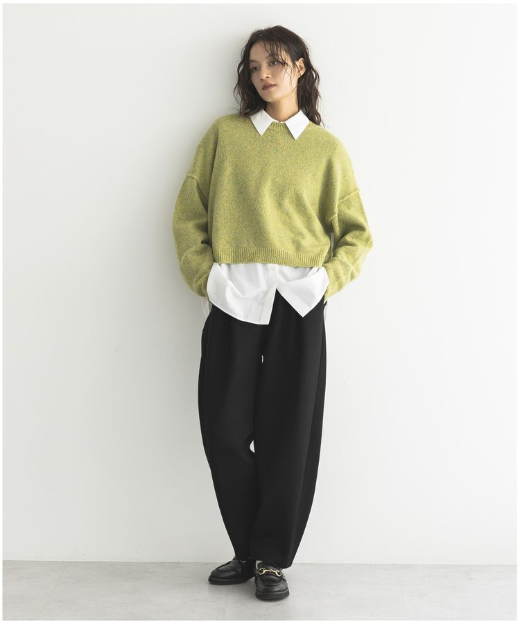 GARAGE OF GOOD CLOTHING「ミックスヤーンショートニットプルオーバー」|ニット・セーター|