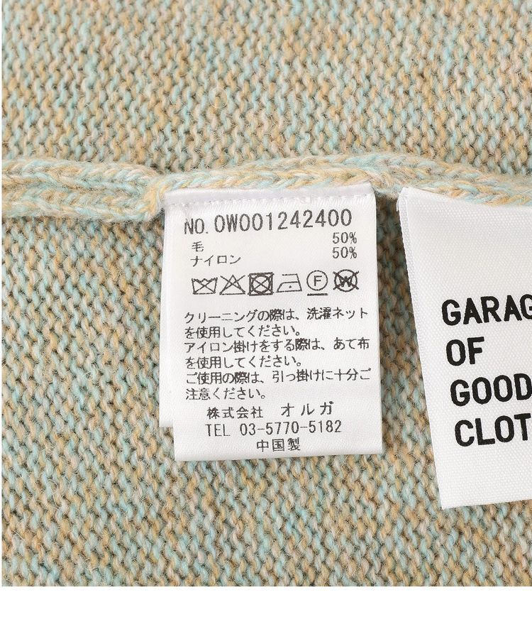 GARAGE OF GOOD CLOTHING「ミックスヤーンショートニットプルオーバー」|ニット・セーター|