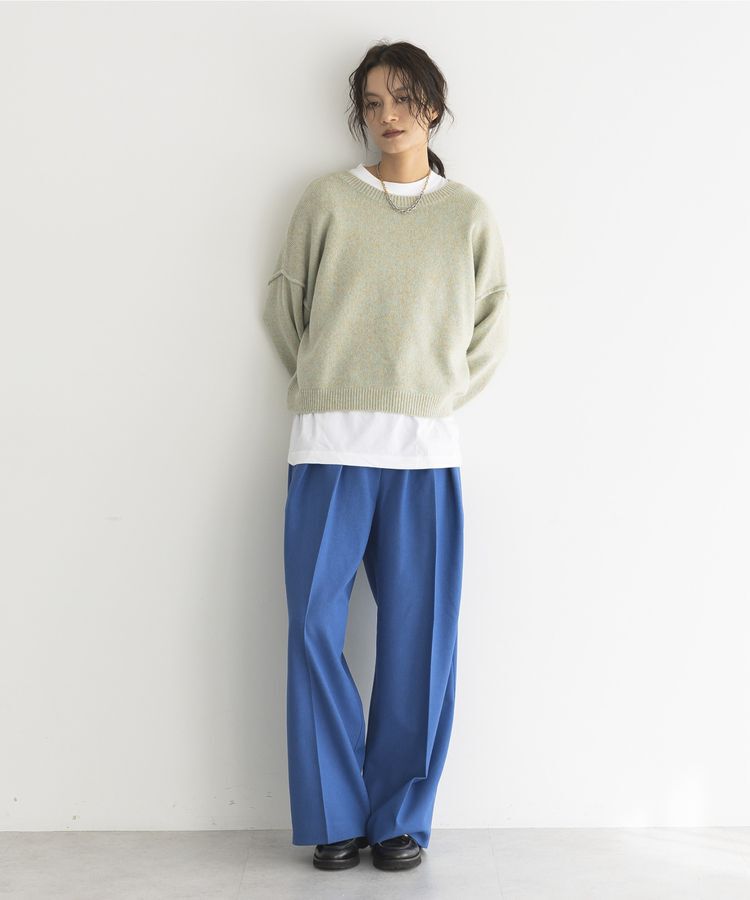 GARAGE OF GOOD CLOTHING「ミックスヤーンショートニットプルオーバー」|ニット・セーター|