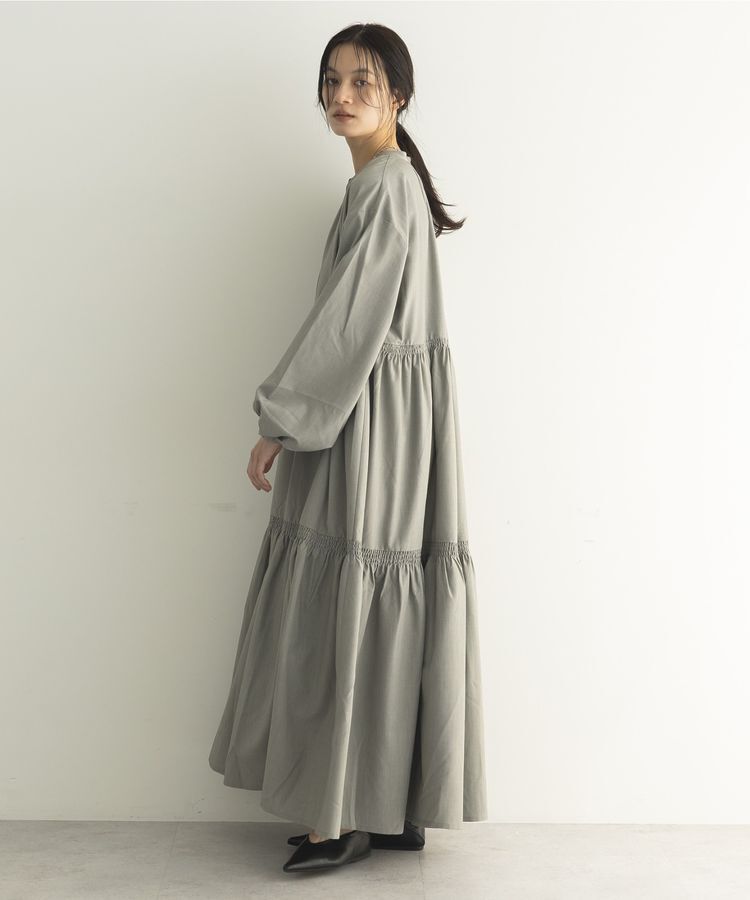 GARAGE OF GOOD CLOTHING「ギャザーティアードワンピース」|ワンピース|