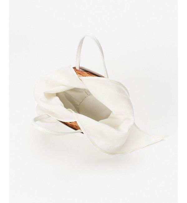 allureville「レザーコンビカゴバッグ」|かごバッグ|