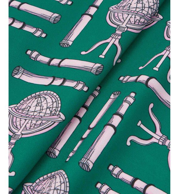 LOULOU WILLOUGHBY「【LOULOU WILLOUGHBY】グローブプリント ワンピース」|ワンピース|