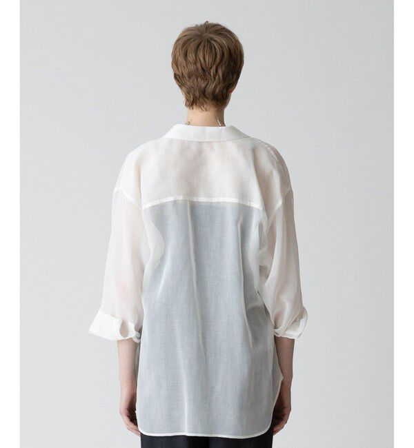 allureville「◇ オーガンジーシアーシャツ 」|シャツ・ブラウス|