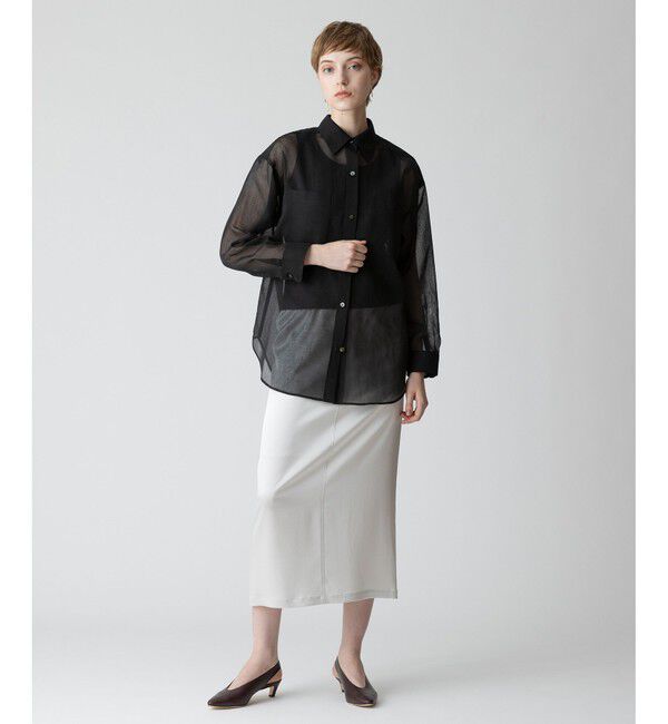 allureville「◇ オーガンジーシアーシャツ 」|シャツ・ブラウス|