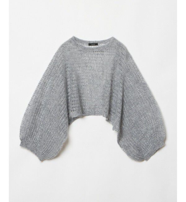 allureville「ドライモヘヤメッシュプルオーバー」|ニット・セーター|