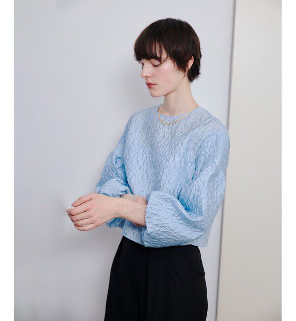 allureville「フクレジャガードブラウス」|シャツ・ブラウス|