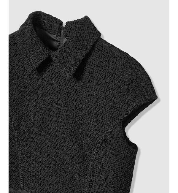 LOULOU WILLOUGHBY「【LOULOU WILLOUGHBY】コード刺繍ドッキングワンピース」|ドレス|