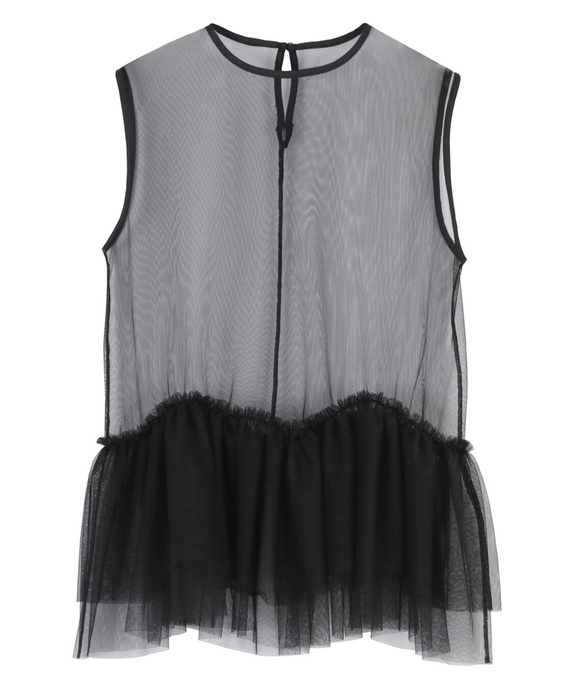 titivate「ペプラムギャザーチュールトップス」|Tシャツ・カットソー|