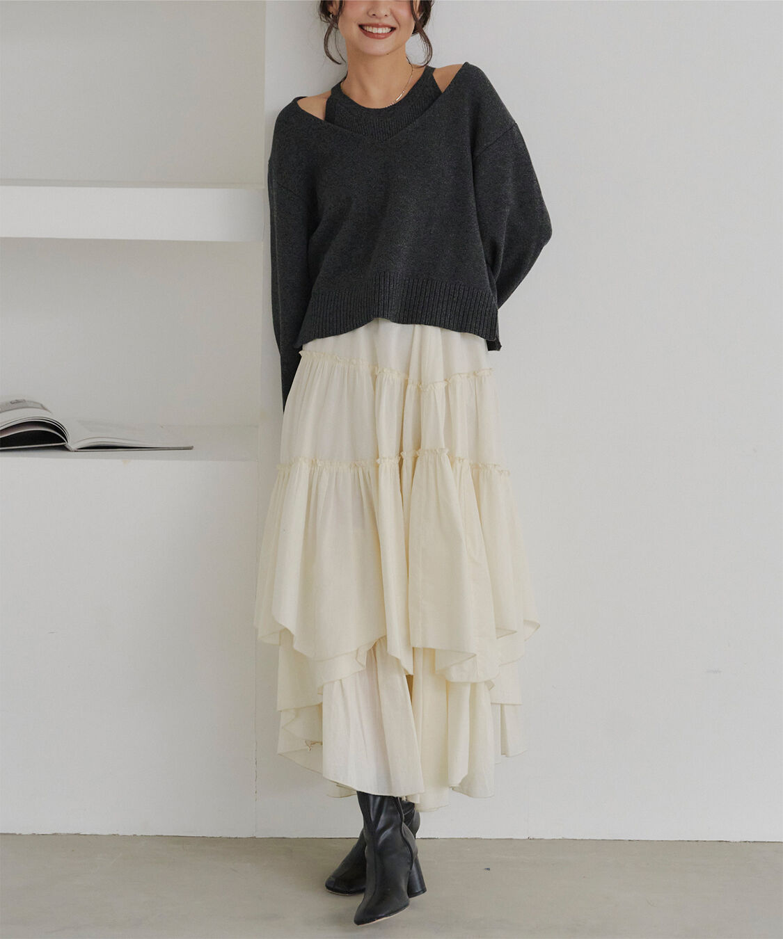 titivate「レイヤードニット」|ニット・セーター|