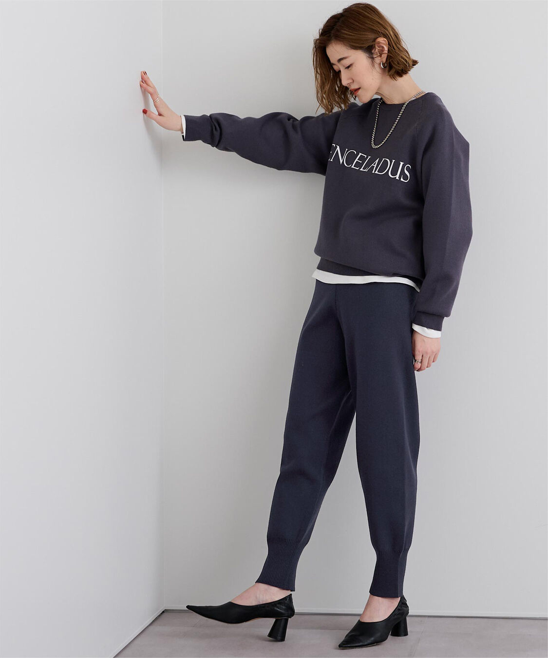 ur's「ニットジョガーパンツ」|スラックス|