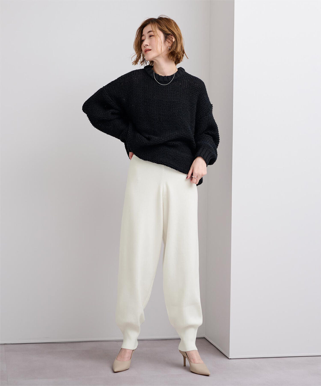 ur's「ニットジョガーパンツ」|スラックス|