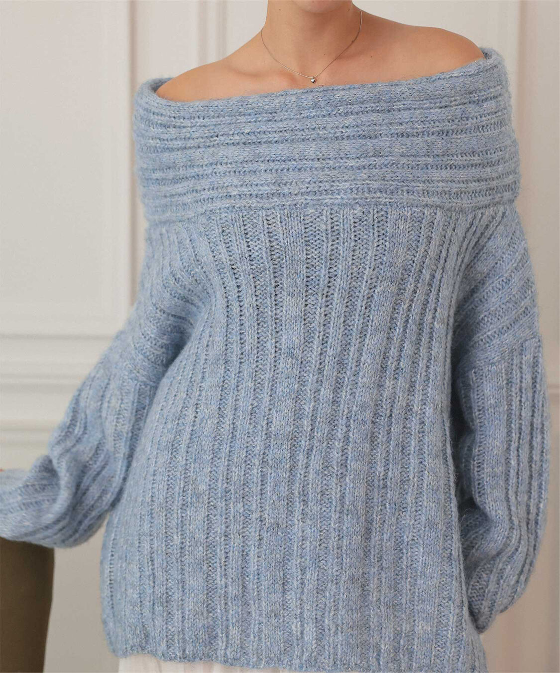 titivate「オフショルダールーズニット」|ニット・セーター|