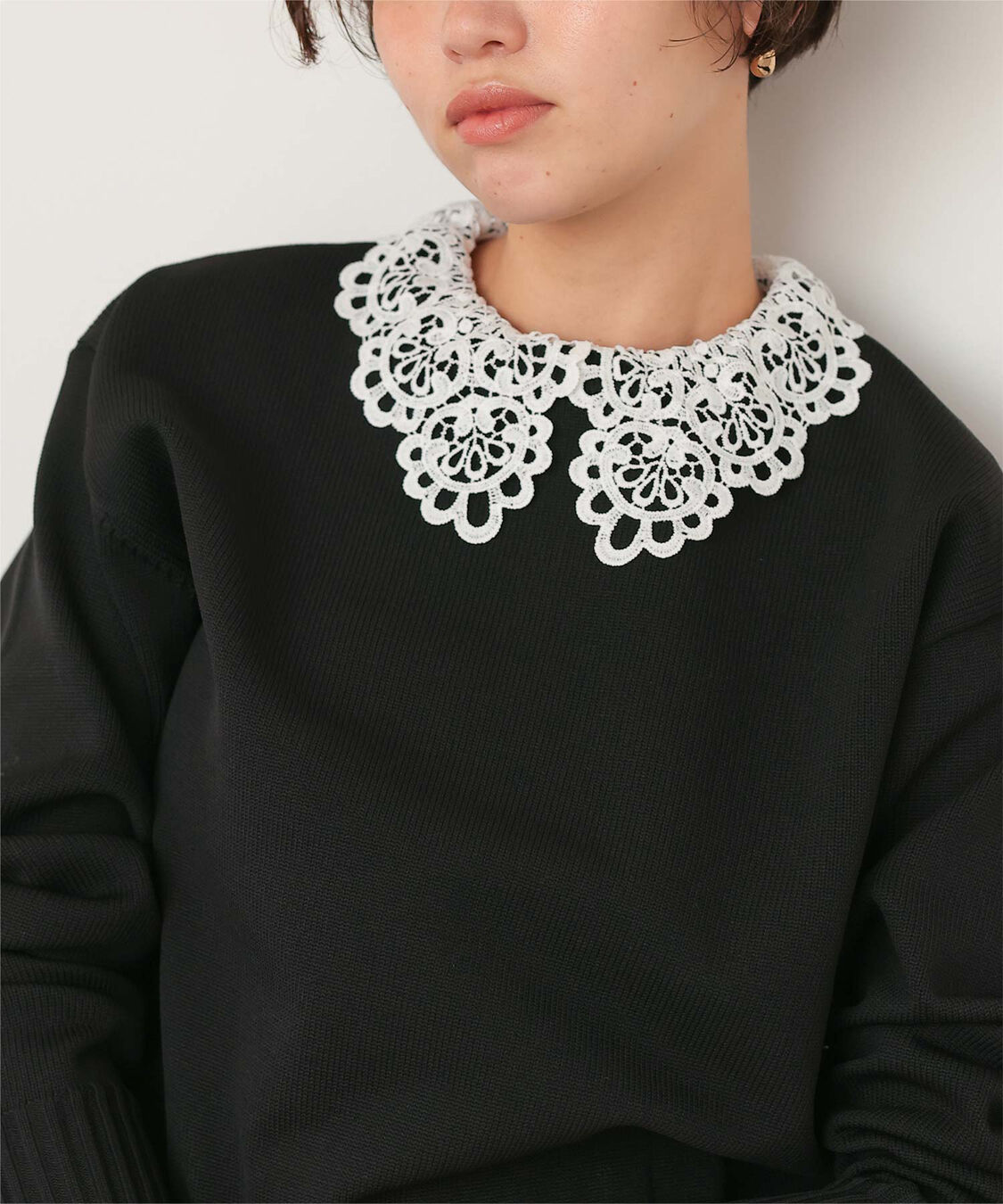 titivate「襟付きニットプルオーバー」|ニット・セーター|