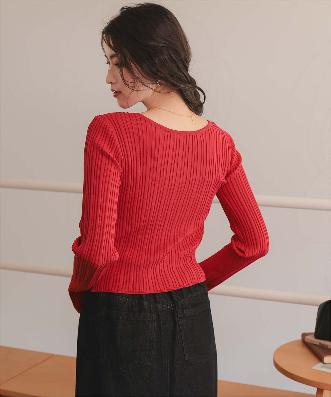 titivate「UVケアリングドットニットカーディガン」|カーディガン|