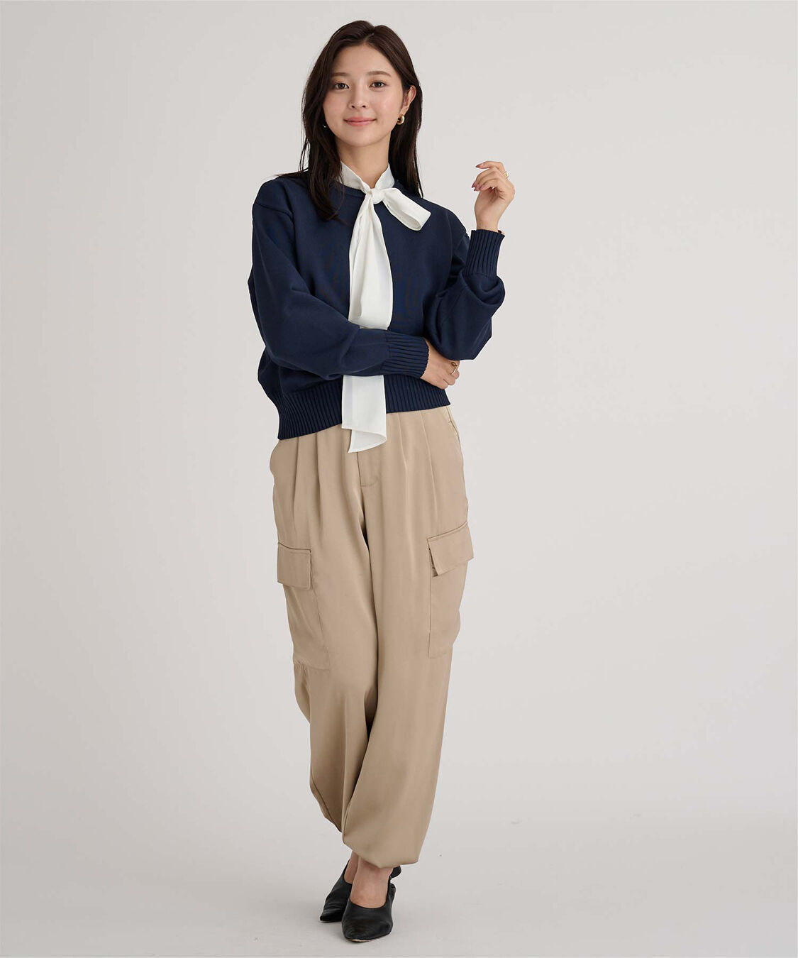 ur's「襟付きニットプルオーバー」|ニット・セーター|