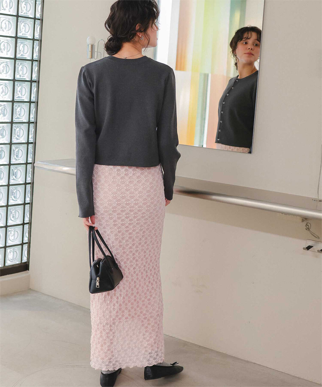 titivate「レースIラインスカート」|スカート|