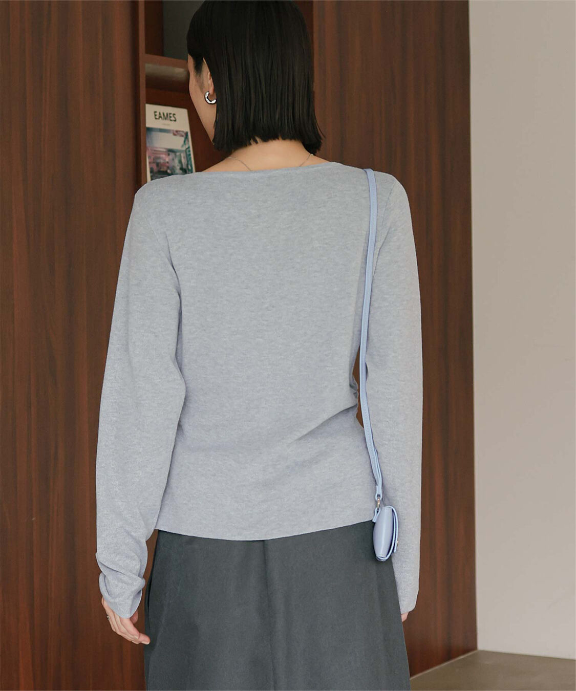 miette「フロントギャザーボタンニット」|ニット・セーター|