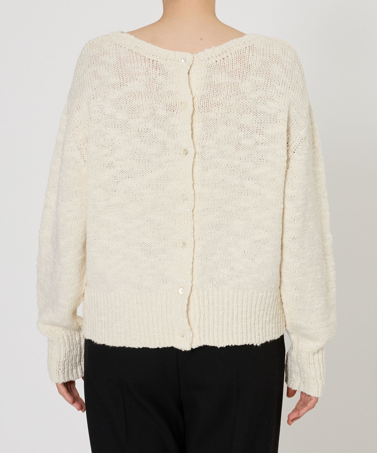 BABYLONE「コットンローゲージプルオーバー」|ニット・セーター|