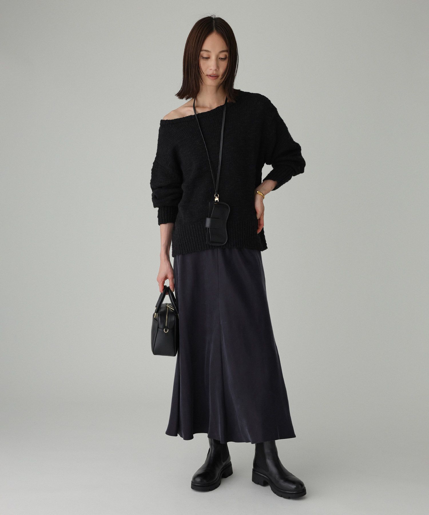 BABYLONE「コットンローゲージプルオーバー」|ニット・セーター|