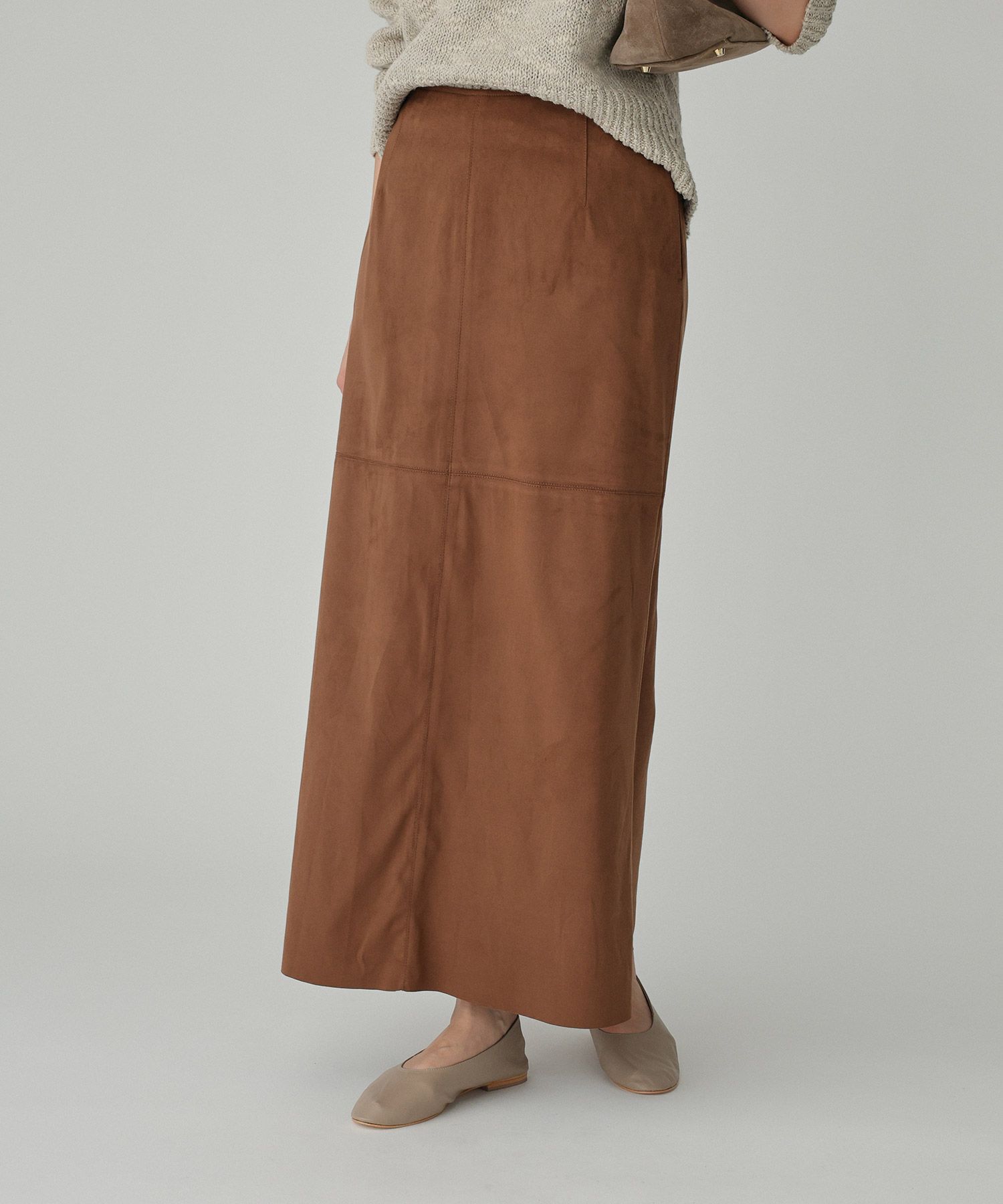 BABYLONE「フェイクスエードスカート」|スカート|