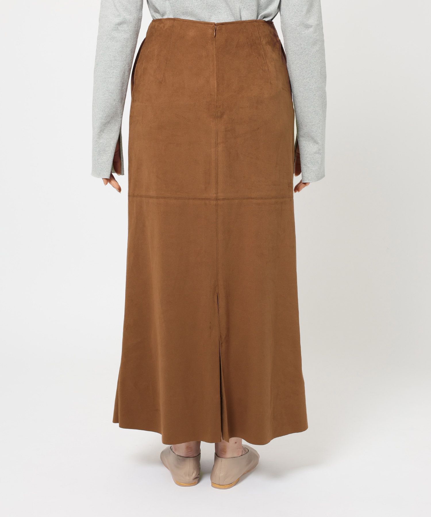 BABYLONE「フェイクスエードスカート」|スカート|