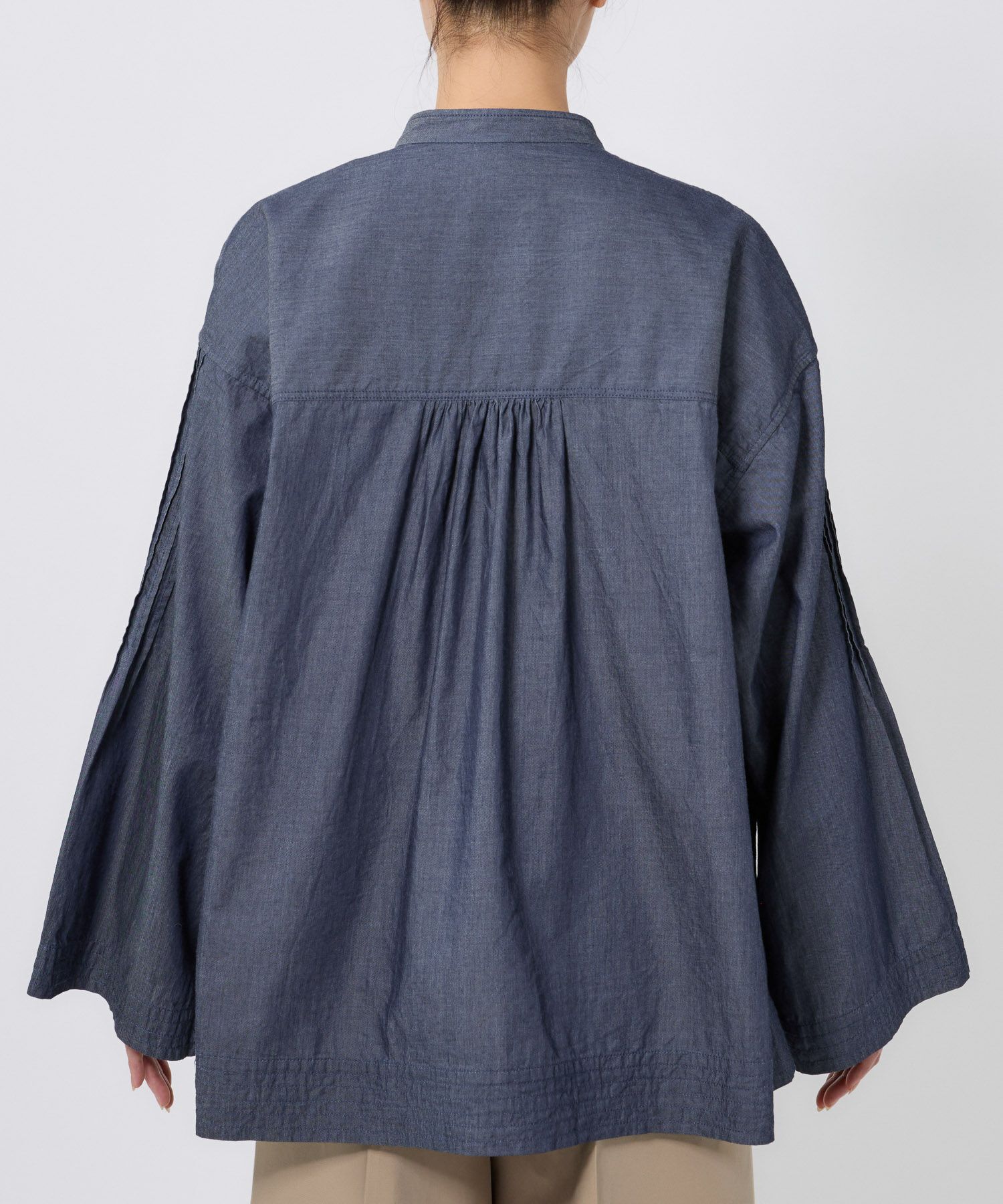 BABYLONE「ピンタックデニムシャツ」|シャツ・ブラウス|