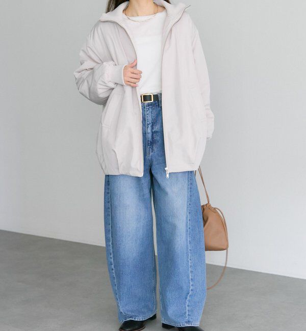  「中わたリブカラーブルゾン」|テーラードジャケット|