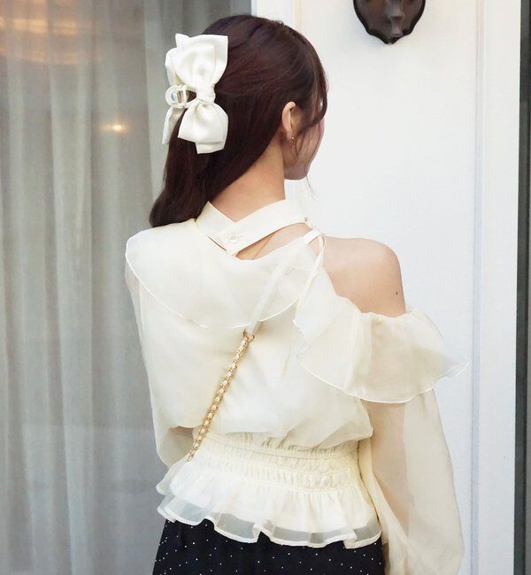  「2WAYワンショルフリルブラウス」|シャツ・ブラウス|