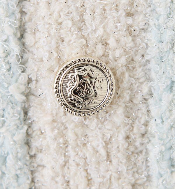  「【セットアップ可能】肩リボン配色ビスチェ」|ニット・セーター|