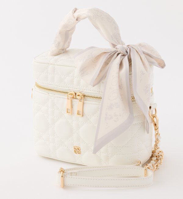  「ギャザーリボンハンドルバニティバッグ」|ショルダー・メッセンジャー|