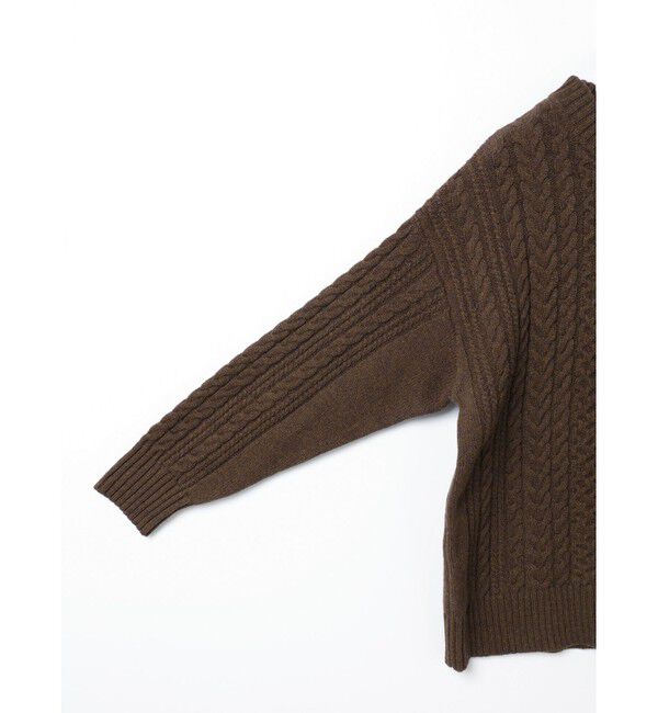 MidiUmi「MidiUmi ケーブルワイドプルオーバー」|ニット・セーター|