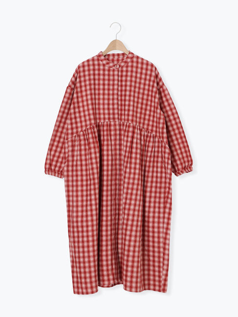 Samansa Mos2「【保温加工】バンドカラーワンピース ≪S/Mサイズ≫」|ワンピース|