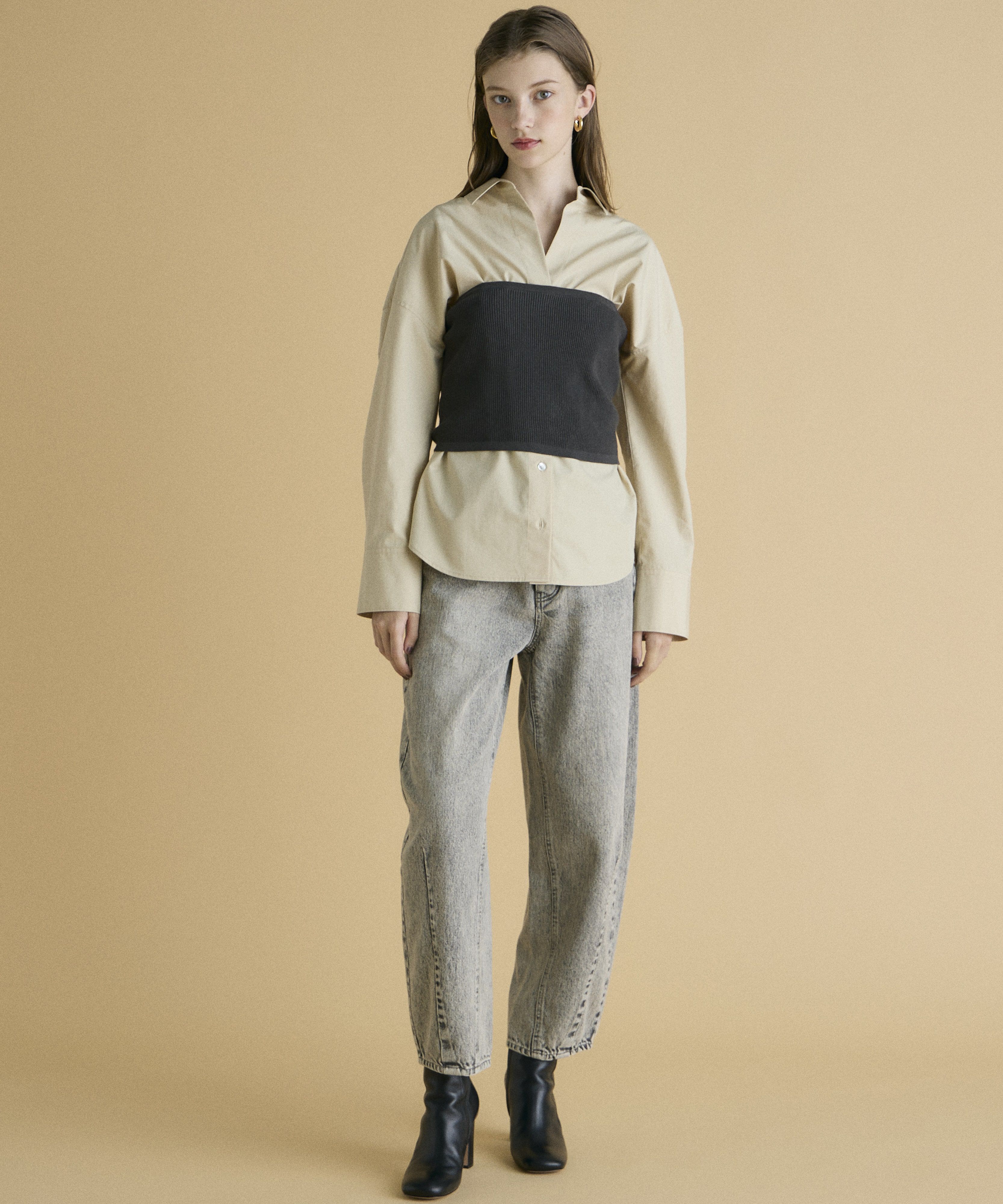 INED「《INED CLARO》ニットビスチェ」|ニット・セーター|