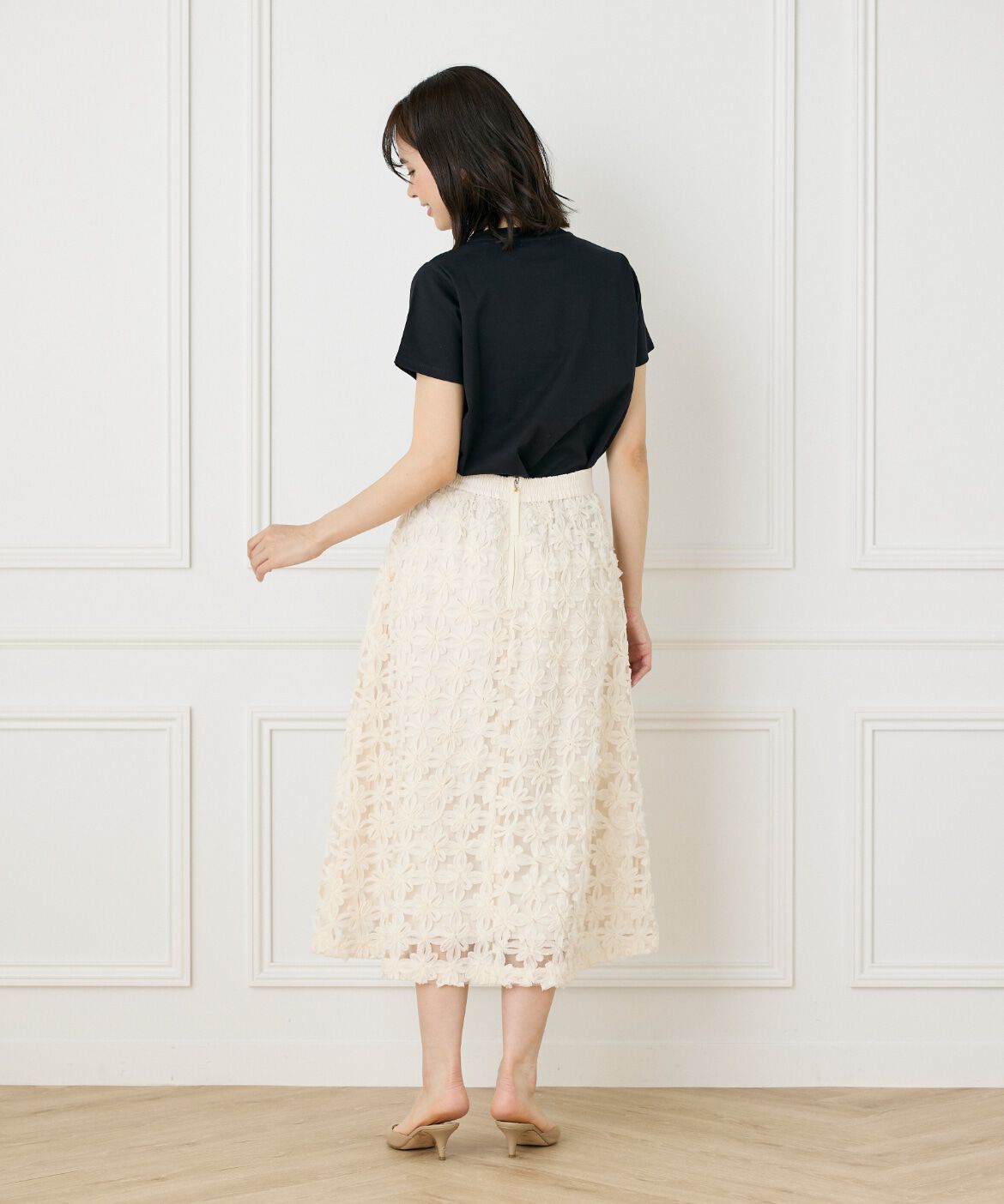 Maglie le cassetto「《大きいサイズ》LOVERコンパクトTシャツ」|Tシャツ・カットソー|