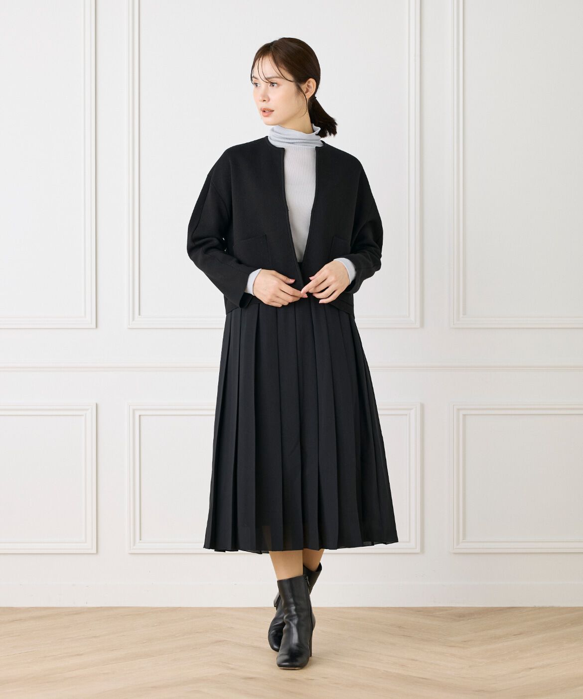 Le Souk「《大きいサイズ》プリーツスカート」|スカート|