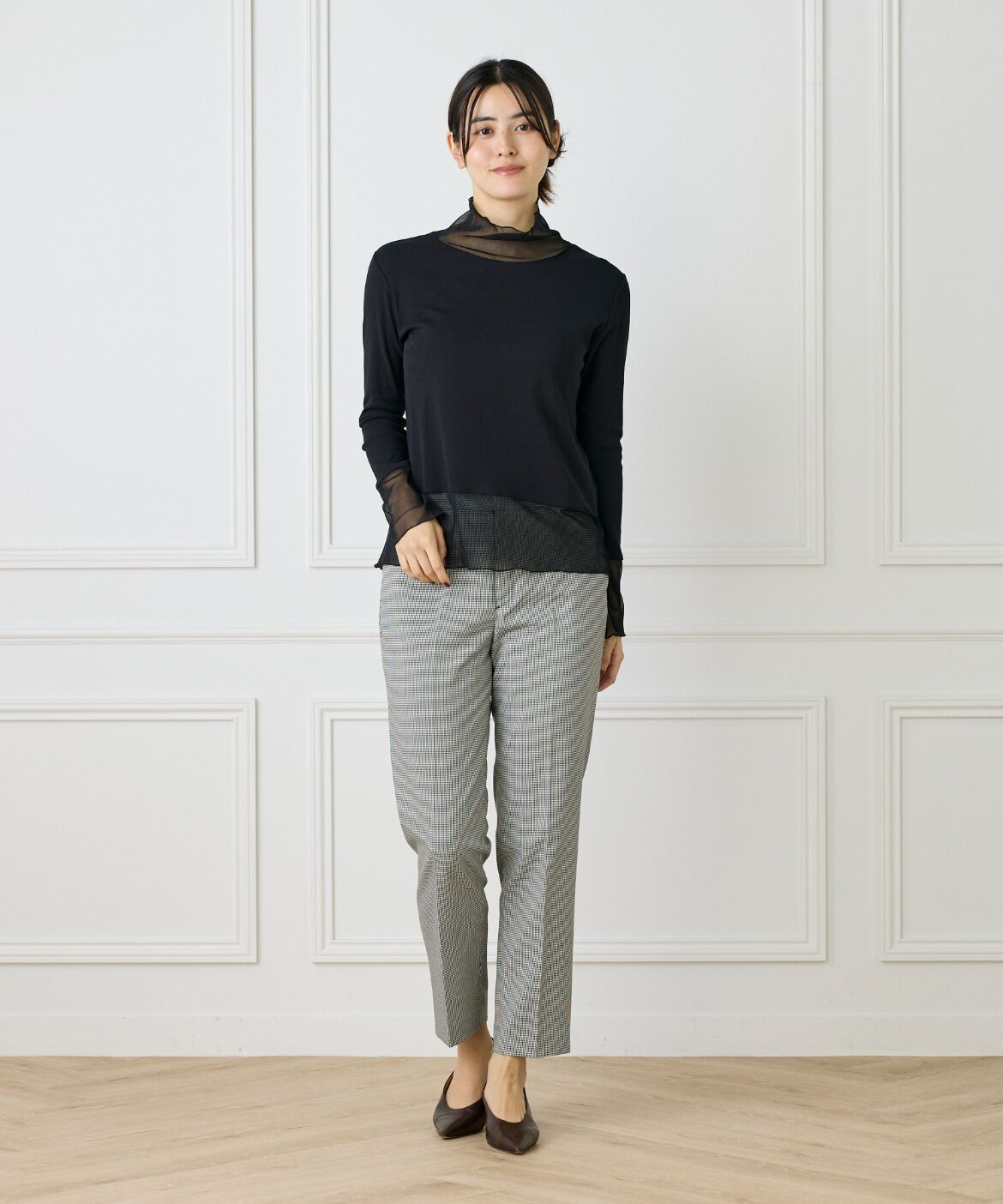 DAY by DAY it&rsquo;s international「チュールドッキングハイネックカットソー」|Tシャツ・カットソー|