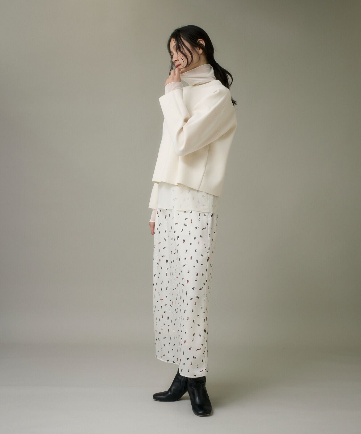 DAY by DAY it&rsquo;s international「チュールドッキングハイネックカットソー」|Tシャツ・カットソー|