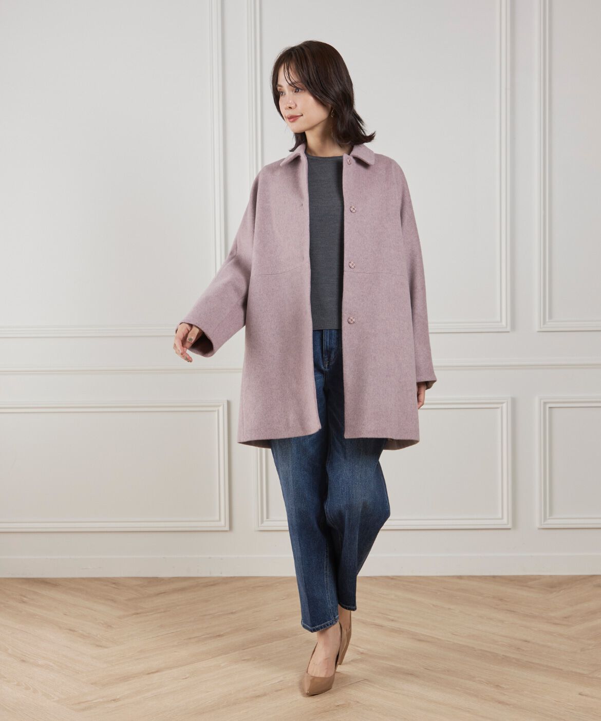 7-IDconcept.「ステンカラーコート」|ステンカラーコート|