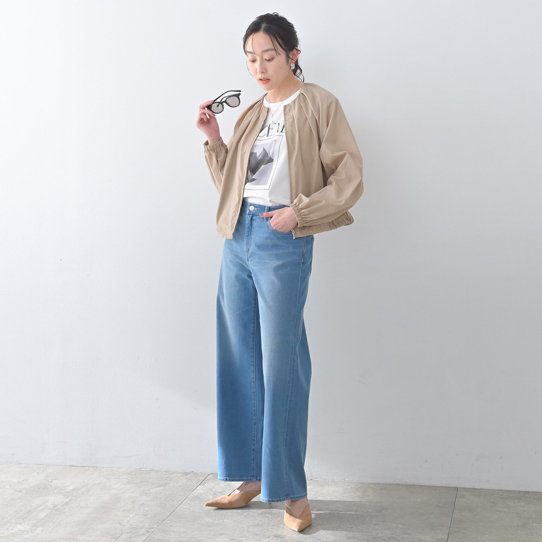 UNTITLED「シャイニータイプライターブルゾン」|ブルゾン・スタジャン|