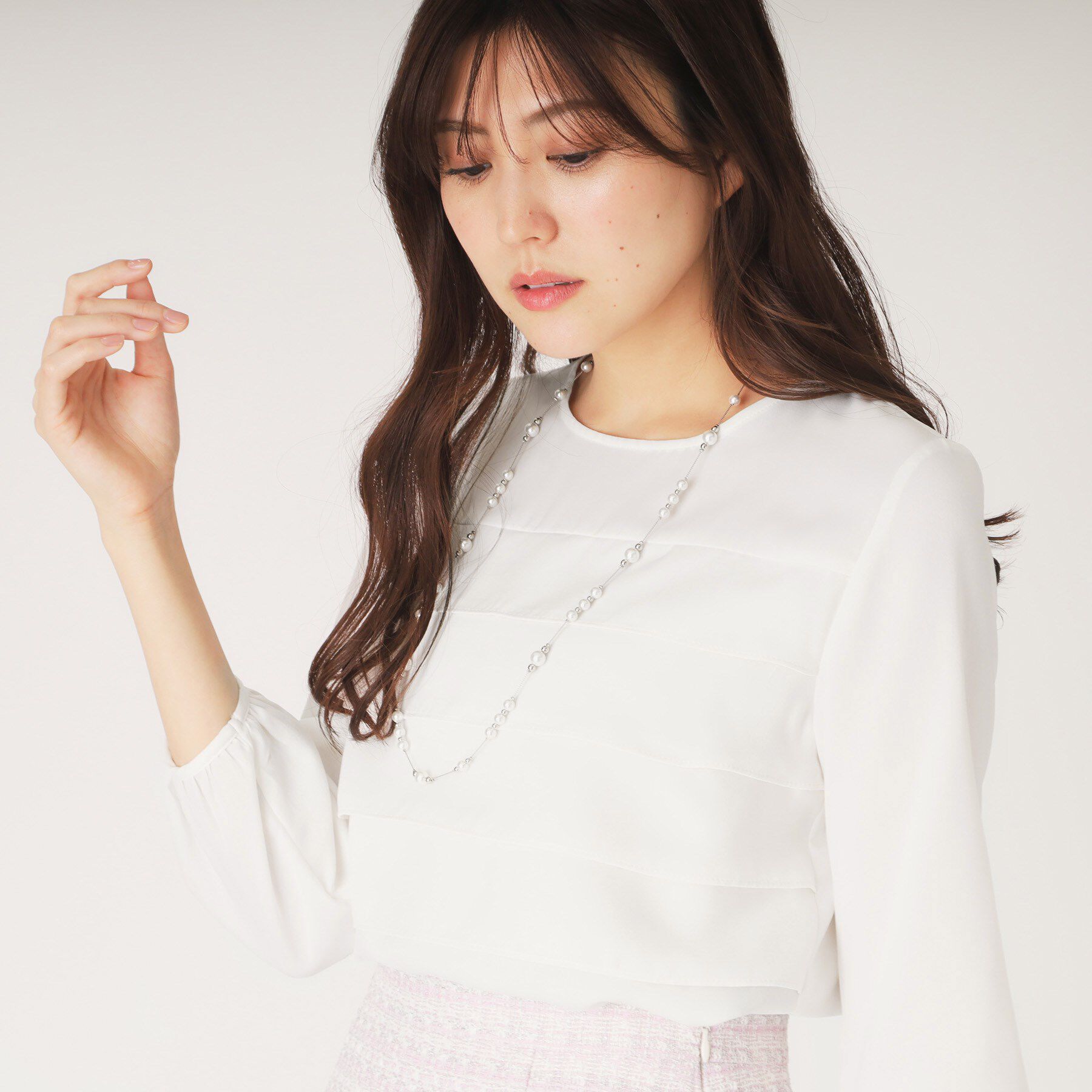 COUP DE CHANCE「【洗える】フリルブラウス」|シャツ・ブラウス|