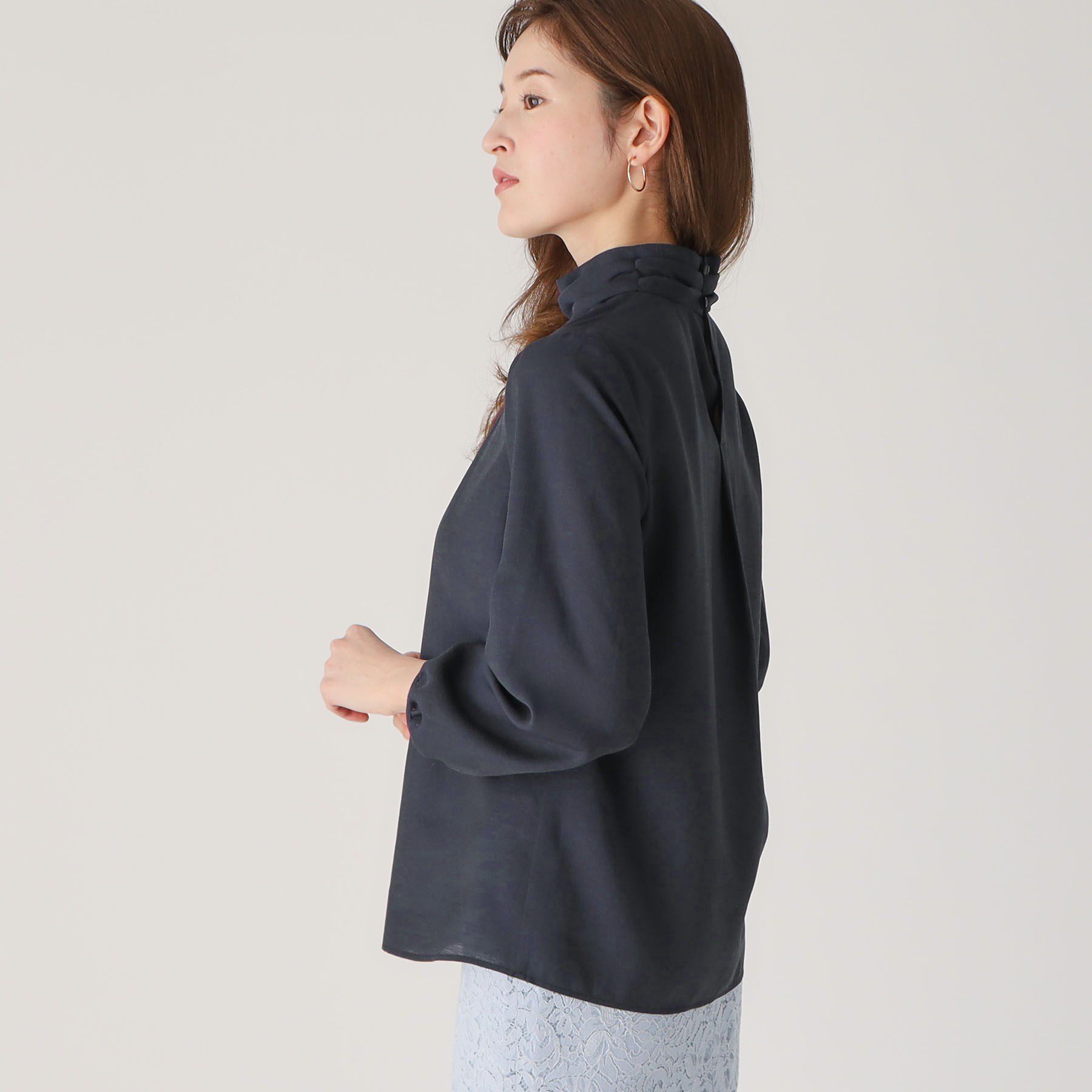 COUP DE CHANCE「【洗える／日本製】ねじりデザインブラウス」|シャツ・ブラウス|